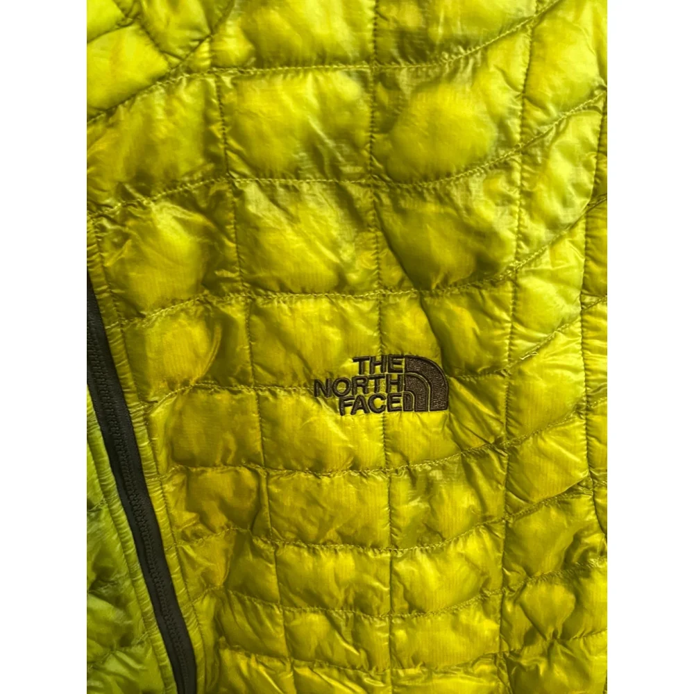 The North Face Lime Green Mens Thermoball Puffer Vest